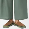Rio Slipper aus Wildleder und Raffia Braun