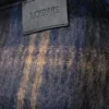 Rock aus Mohair-Woll-Mischung Blau/Mehrfarbig