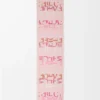 Schal aus einer Mischung aus Wolle, Seide und Kaschmir Pink Multitone