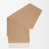 Schal aus Kaschmir Beige