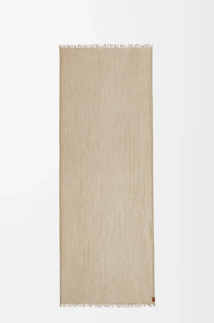 Schal aus Kaschmir Beige