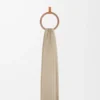 Schal aus Kaschmir Beige