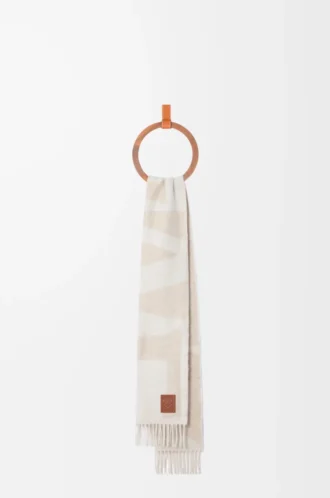 Schal aus Kaschmir Hellbeige/Beige