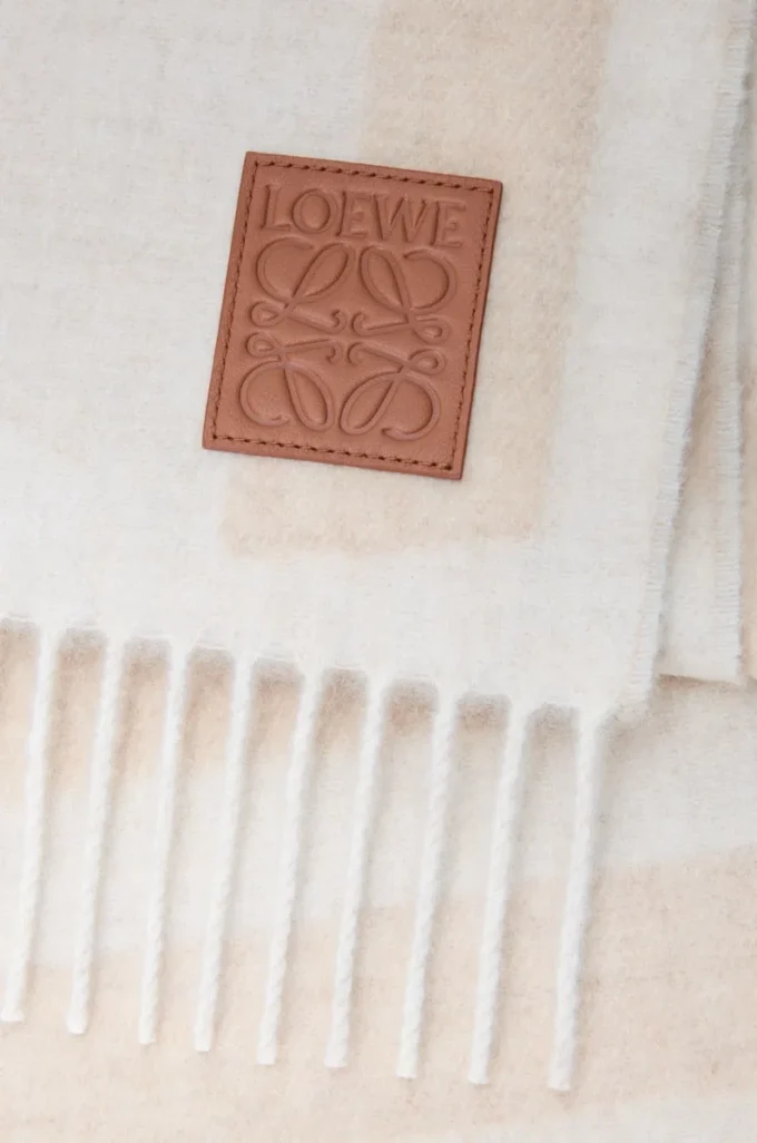Schal aus Kaschmir Hellbeige/Beige