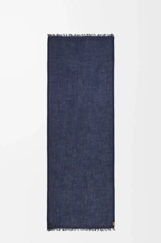 Schal aus Kaschmir in Marineblau