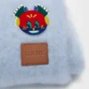 Schal aus Mohair-Woll-Mischung Babyblau