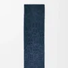 Schal aus Seide und Wolle Marineblau