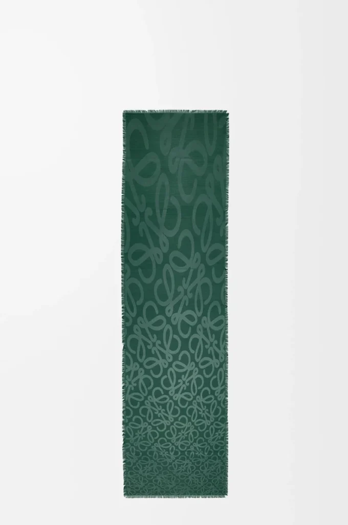 Schal aus Seide und Wolle Vetiver