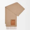 Schal aus Wolle und Kaschmir Beige