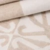 Schal aus Wolle und Kaschmir Beige/Ecru