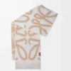 Schal aus Wolle und Kaschmir Beige Melange