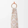 Schal aus Wolle und Kaschmir Beige Melange