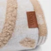 Schal aus Wolle und Kaschmir Beige Melange