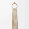 Schal aus Wolle und Kaschmir Weiß/Beige