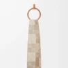 Schal aus Wolle und Kaschmir Weiß/Beige