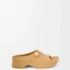 Schaumstoff-Pantolette Pebble Medium Concealer/Gold