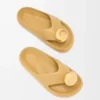 Schaumstoff-Pebble-Sandale Medium Concealer/Gold