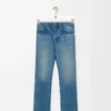 Schmale Jeans aus Denim in Vintage-Blau