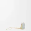 Shield Mask Sonnenbrille Gold