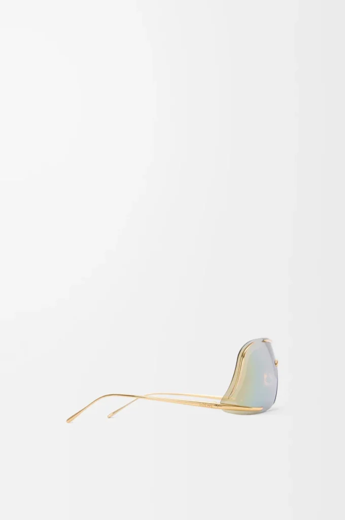 Shield Mask Sonnenbrille Gold