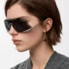 Shield Mask Sonnenbrille Rauch