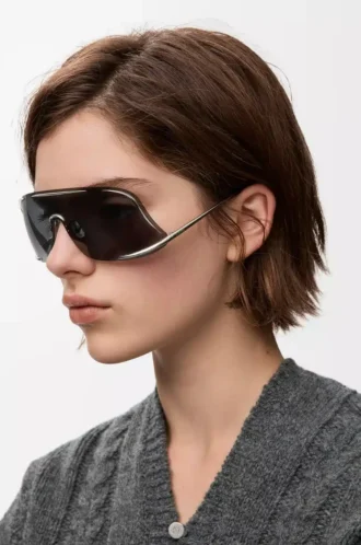 Shield Mask Sonnenbrille Rauch
