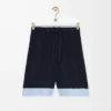 Shorts aus Baumwolle Dunkelblau/Hellblau
