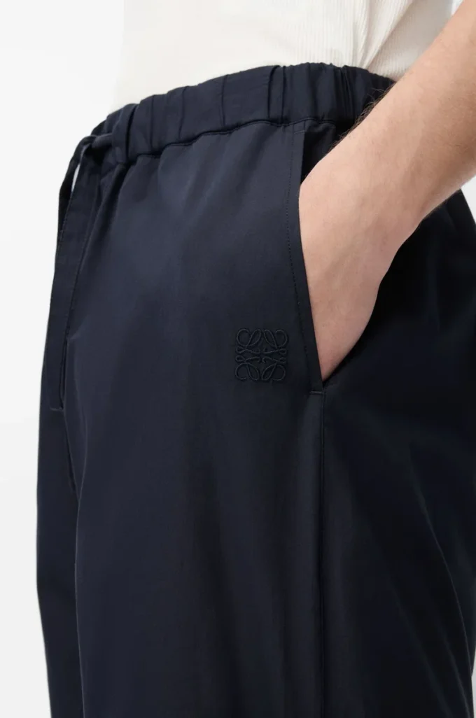 Shorts aus Baumwolle Dunkelblau/Hellblau