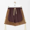 Shorts aus Funktionsmaterial Braun