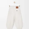 Shorts aus Stretch-Viskosemischung Weiß