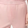 Shorts aus Wolle in Korallenrot