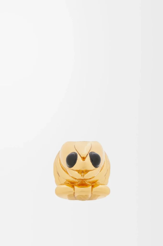 Shrimp-Würfel aus Metall Gold