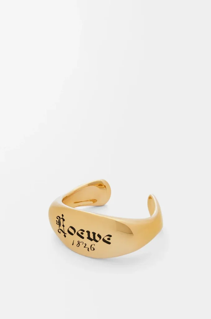 Siegelarmband aus Sterlingsilber Gold
