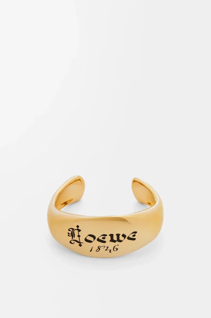 Siegelarmband aus Sterlingsilber Gold