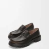 Sierra Loafer aus gebürstetem Kalbsleder Dunkelbraun