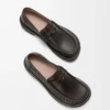 Sierra Loafer aus gebürstetem Kalbsleder Dunkelbraun