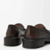 Sierra Loafer aus gebürstetem Kalbsleder Dunkelbraun