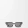 Sigma Slim Sonnenbrille Transparent Grau/Schwarz