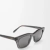 Sigma Slim Sonnenbrille Transparent Grau/Schwarz