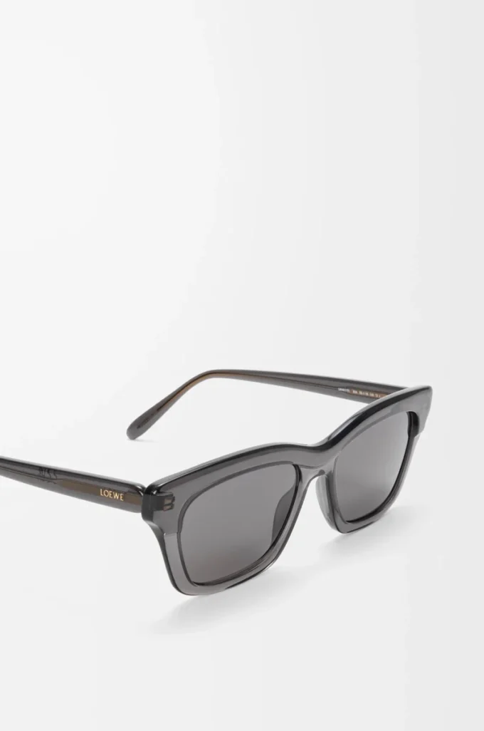 Sigma Slim Sonnenbrille Transparent Grau/Schwarz