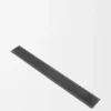 Slap-Armband aus Kalbsleder in Schwarz