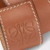 Slap-Armband aus Kalbsleder in Tan