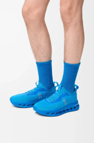 Socken aus Baumwolle Blau