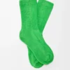 Socken aus Baumwolle Grün