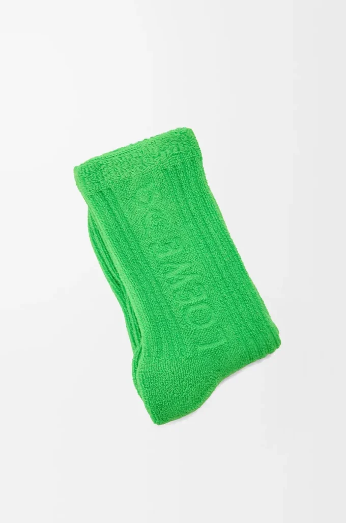 Socken aus Baumwolle Grün