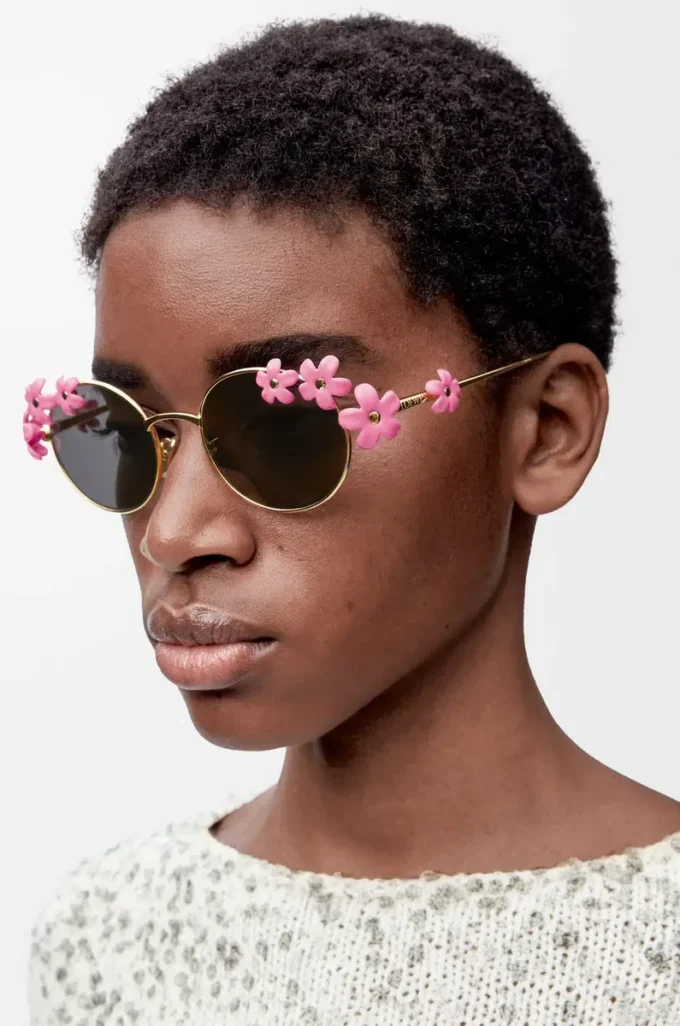 Sonnenbrille Daisy Field in Rosa