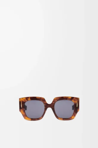 Square Screen Sonnenbrille Havanna