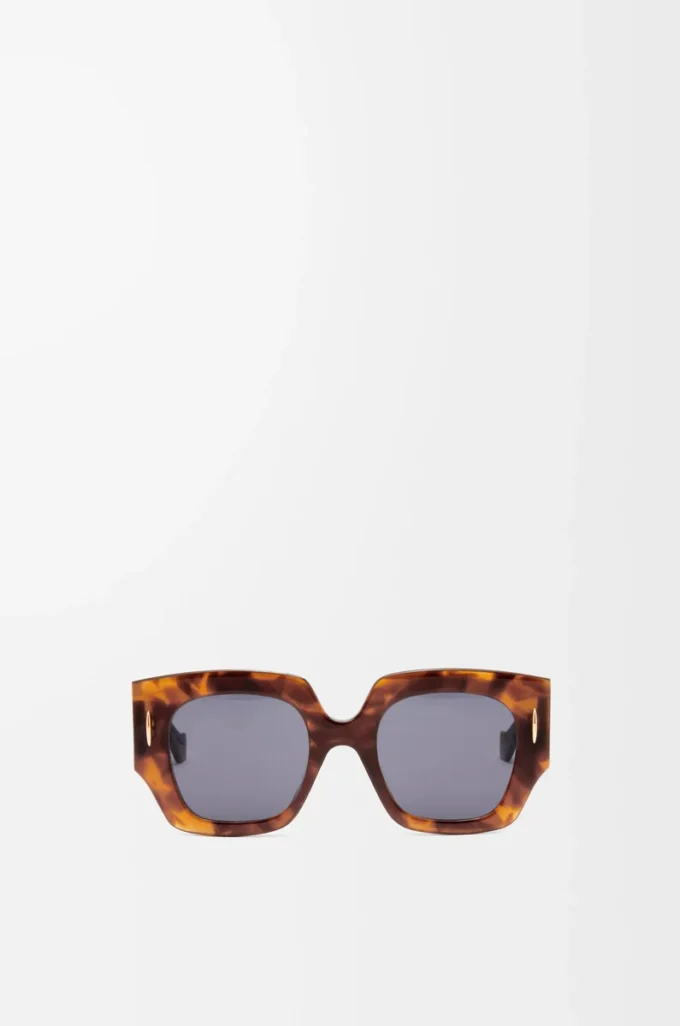 Square Screen Sonnenbrille Havanna