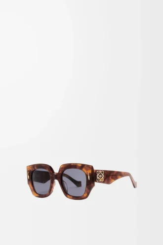 Square Screen Sonnenbrille Havanna
