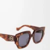Square Screen Sonnenbrille Havanna